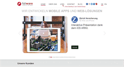 Desktop Screenshot of fabware.ch