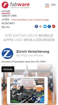 Mobile Screenshot of fabware.ch